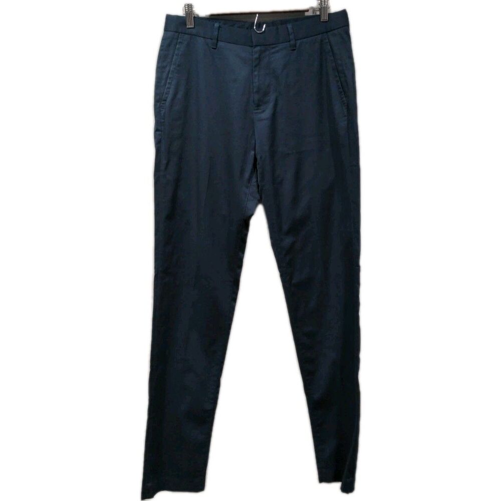 Bonobos Mens Weekday Monday Casual Dress Pant Size 30x34 Navy Stretch Career